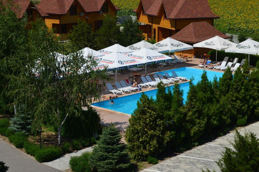 Panska Hata Hotel Nyzhnya Khortytsya Exterior photo